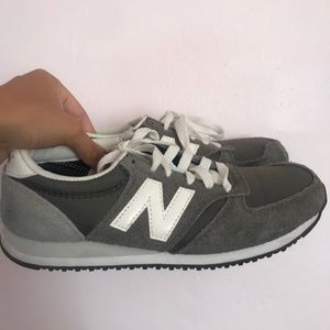 Women's Grey and White New Balance 420